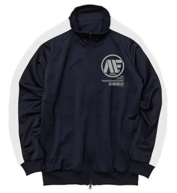 Mobile Suit Zeta Gundam: Anaheim Electronics Logo Jersey: Navy x White - L