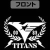 Mobile Suit Zeta Gundam: Titans Zip Parka / Black x Red - XL