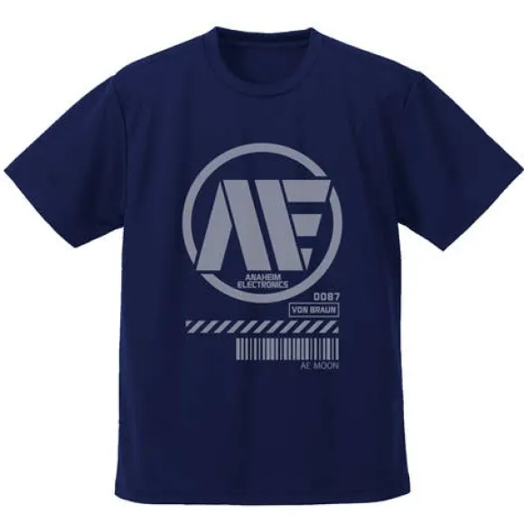 Mobile Suit Z Gundam: Anaheim Electronics Dry T-Shirt / Navy-Xl
