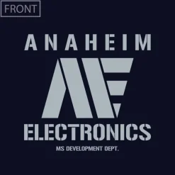 Mobile Suit Z Gundam: Anaheim Electronics Heavyweight T-Shirt / Navy-Xl