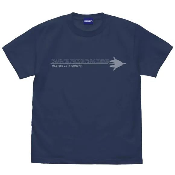 Mobile Suit Z Gundam: Original Wave Rider T-Shirt / Slate-L