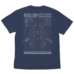 Mobile Suit Z Gundam: Original Wave Rider T-Shirt / Slate-Xl