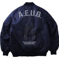 Mobile Suit Z Gundam: Original Waverider Ma-1 Jacket / Navy-L