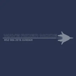 Mobile Suit Z Gundam: Original Wave Rider T-Shirt / Slate-M