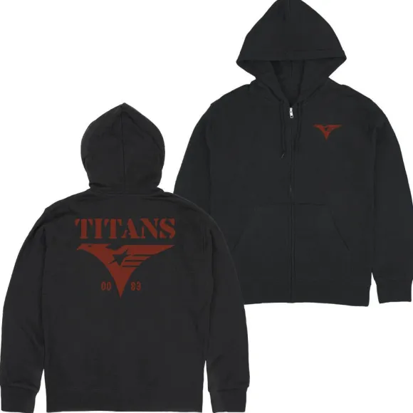 Mobile Suit Z Gundam: Titans U.C.0083 Zip Hoodie / Black-M