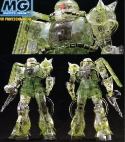 1/100 MS-06F/J Zaku II (MG Crystal Model)