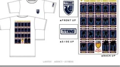 MS Line up Titans T-Shirt White S