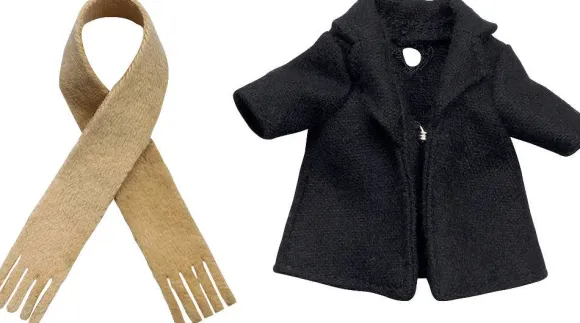 Nendoroid Doll Coat & Scarf (Black)