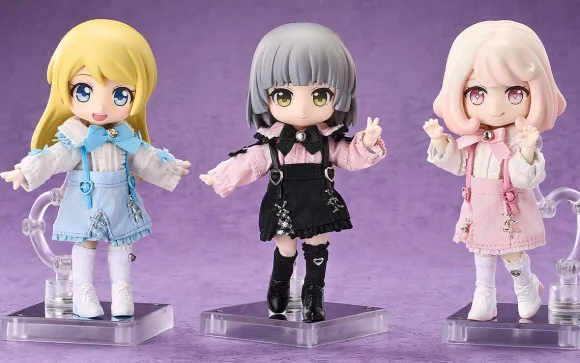 Nendoroid Doll Outfit Set: Suspender Skirt Set (White & Pink)
