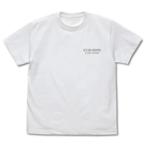 New Mobile Report Gundam Wing: Wing Gundam Zero (EW) T-Shirt / White-XL