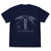 New Mobile Report Gundam Wing: Wing Gundam Zero Flight T-Shirt / Navy-XL