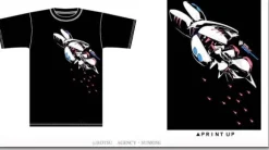 Qubeley Flying T-Shirt Black L