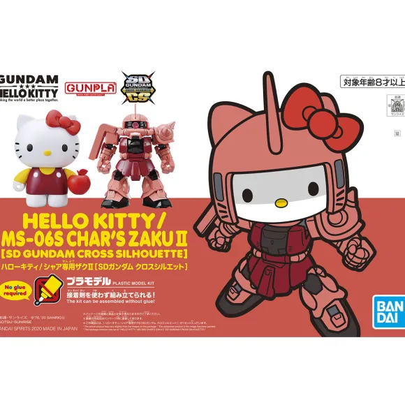 SD Cross Silhouette Hello Kitty/Char's Zaku II