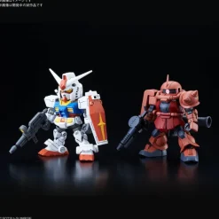 SD Gundam Cross Silhouette RX-78-2 Gundam & Char's Zaku II