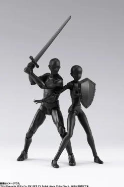 S.H.Figuarts Body-kun DX Set 2 (Solid Black Color Ver.)