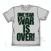 War Is Over T-Shirt Light Gray M