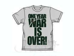 War Is Over T-Shirt Light Gray XL