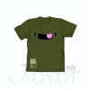 Zaku Mono-Eye 06 Left Side T-Shirt Moss L