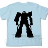 Zaku Silhouette T-Shirt Light Blue XL