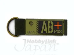 Zeon Blood Type PVC Key Chain AB+