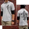 Zeon Defense Force Polo Shirt Mix Gray x Black M