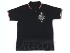 Zeon Defense Force Polo Shirt Black x Red L