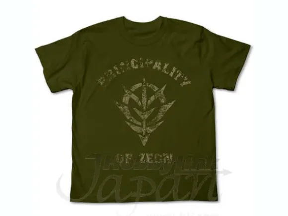 Zeon Faded Print T-Shirt Moss Green L