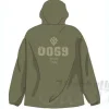 Zeon Hooded Windbreaker Moss Green L