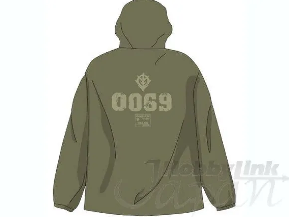 Zeon Hooded Windbreaker Moss Green L