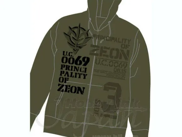 Zeon Military Zip-Up Parka Moss L