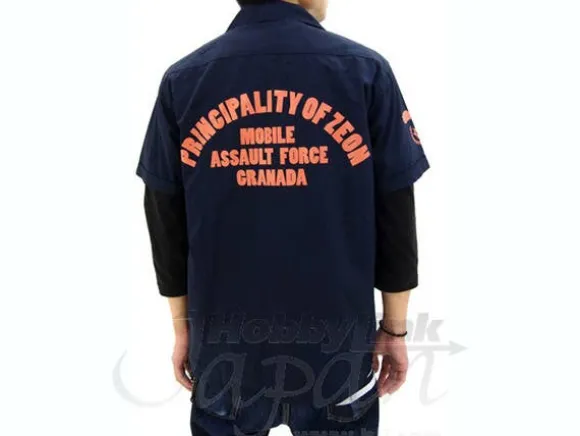 Zeon Mobile Assault Force Work Shirt Navy L