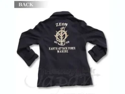 Zeon Pea Coat Marine Navy M