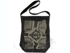 Zeon Photo Print Shoulder Tote Bag Black