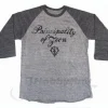 Zeon Raglan T-Shirt Heather Gray x Dark Gray L
