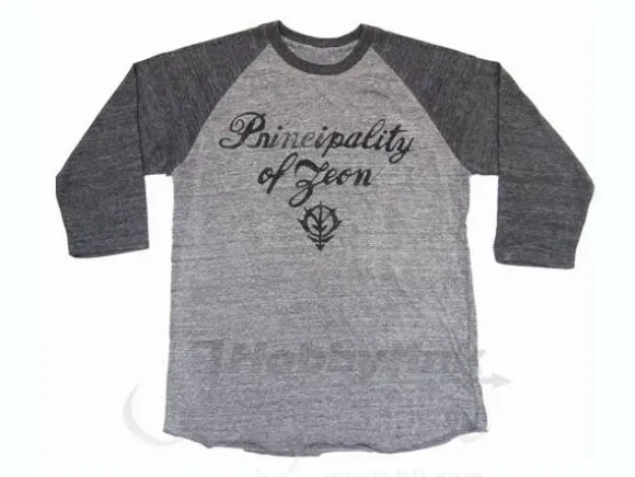 Zeon Raglan T-Shirt Heather Gray x Dark Gray XL