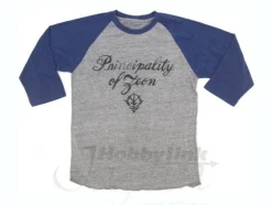 Zeon Raglan T-Shirt Heather Gray x Navy L