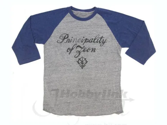 Zeon Raglan T-Shirt Heather Gray x Navy XL