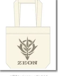 Zeon Stencil Tote Bag Natural