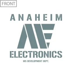Zeta Gundam: Anaheim Electronics Heavy Weight T-shirt WHITE S