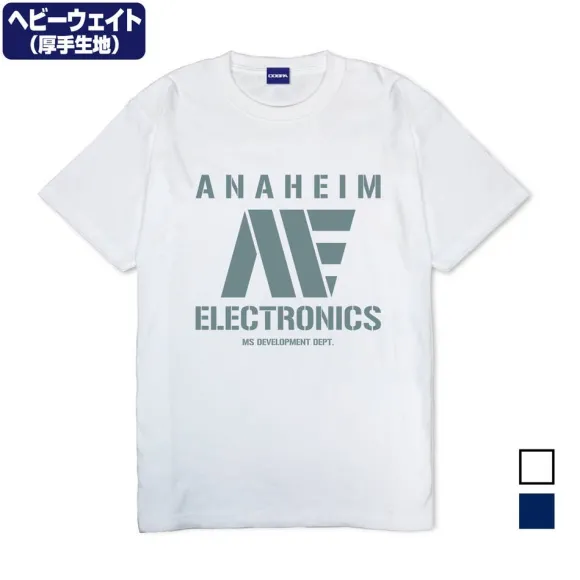 Zeta Gundam: Anaheim Electronics Heavy Weight T-shirt WHITE S