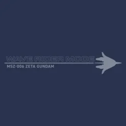Zeta Gundam: Drawing Wave Rider T-shirt SLATE XL
