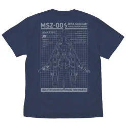 Zeta Gundam: Drawing Wave Rider T-shirt SLATE XL