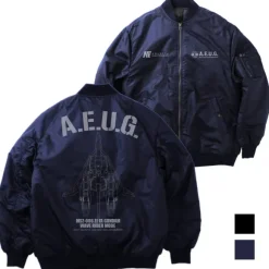 Zeta Gundam: Newly Drawn Wave Rider MA 1 Jacket NAVY M